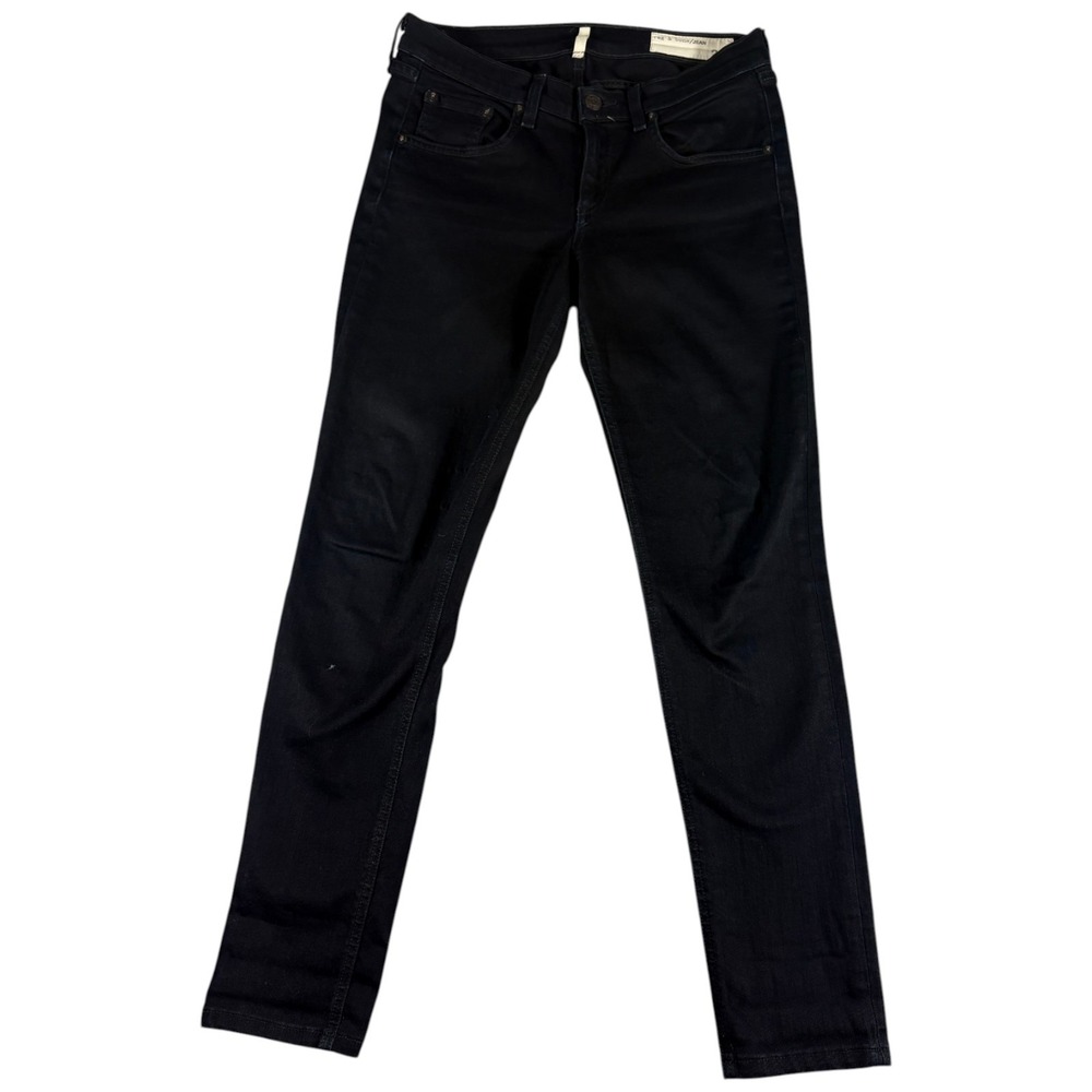 Rag & Bone Skinny Leg‎ Jeans Womens 28 Dark Coal Washed Denim Mid Rise W1502K520
